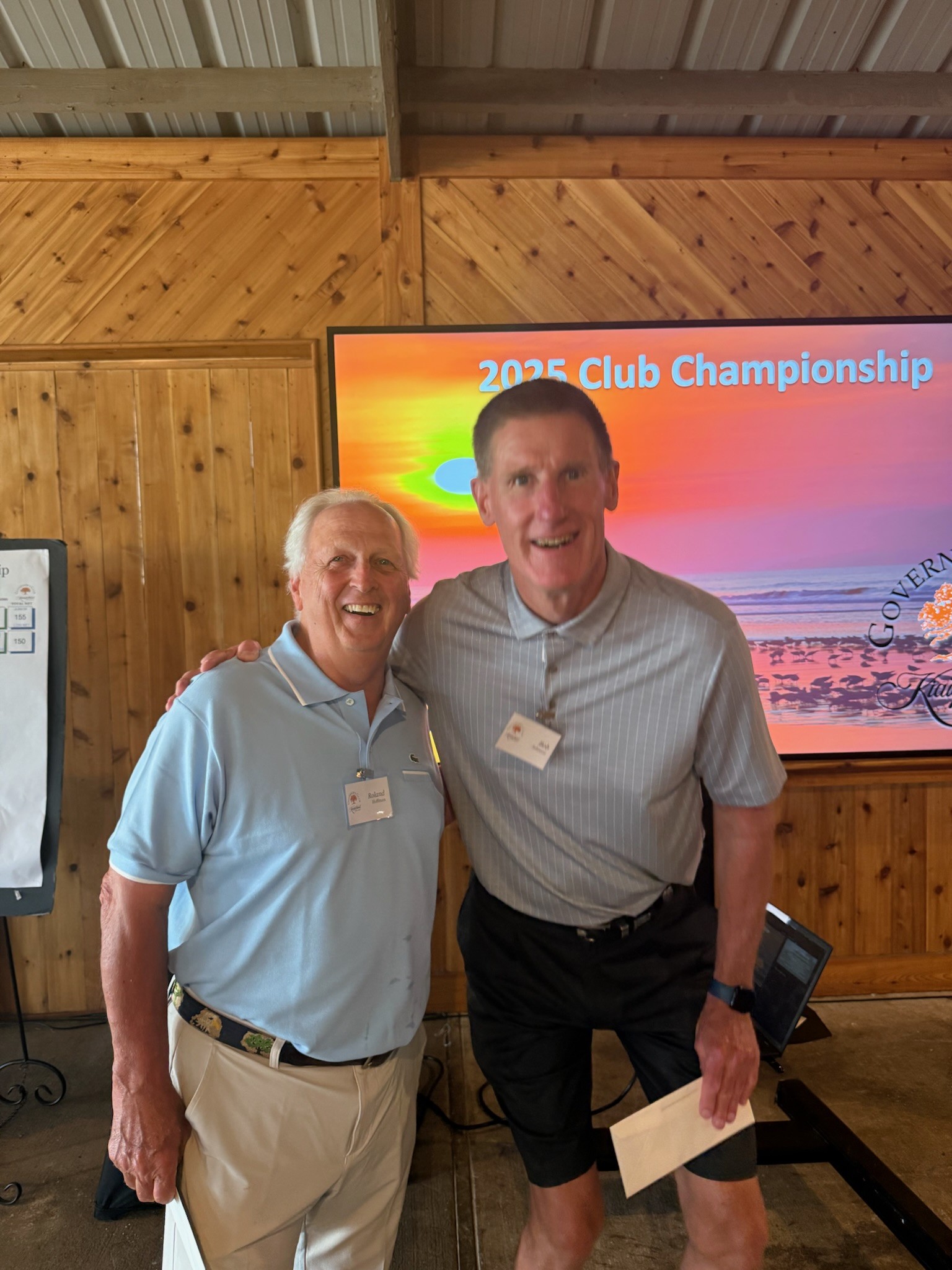 Men's Match Play Winner & Runner Up