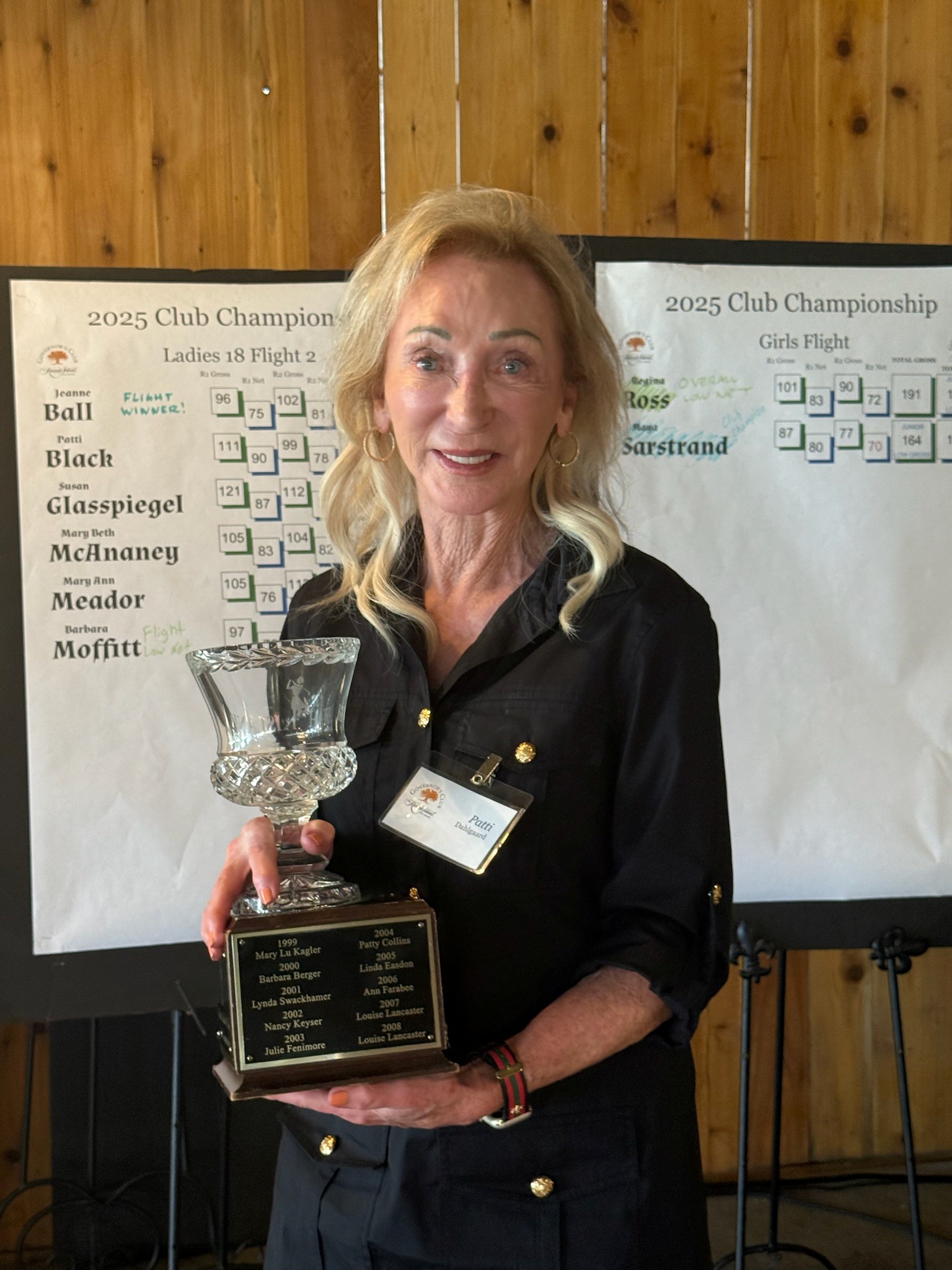 Ladies 9 Hole Champion