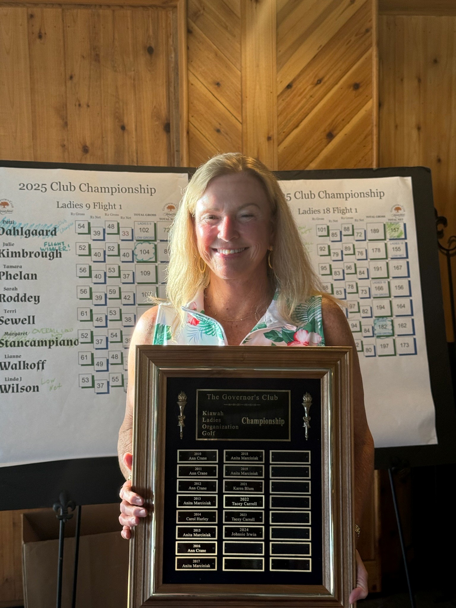 Ladies 18 Hole Champion