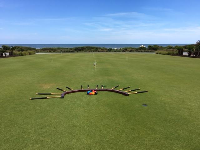 Croquet on Grand Lawn