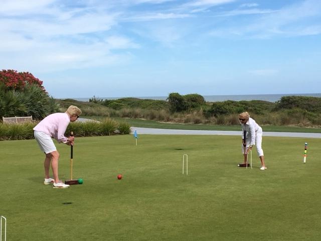 Croquet on Grand Lawn