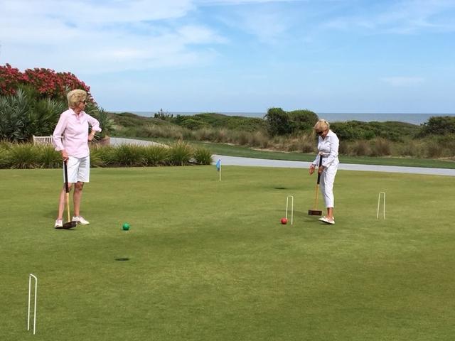 Croquet on Grand Lawn