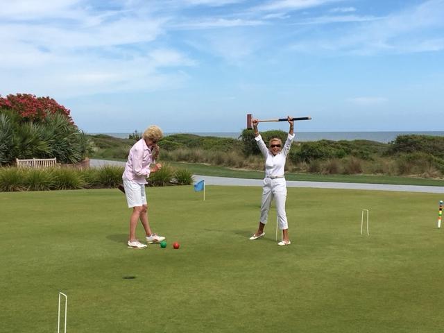 Croquet on Grand Lawn