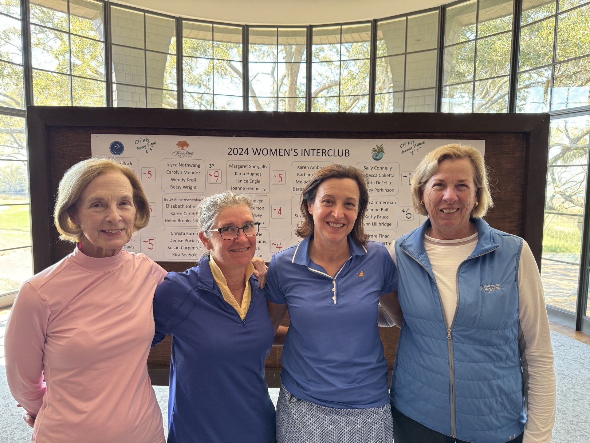 Women's Interclub Winners