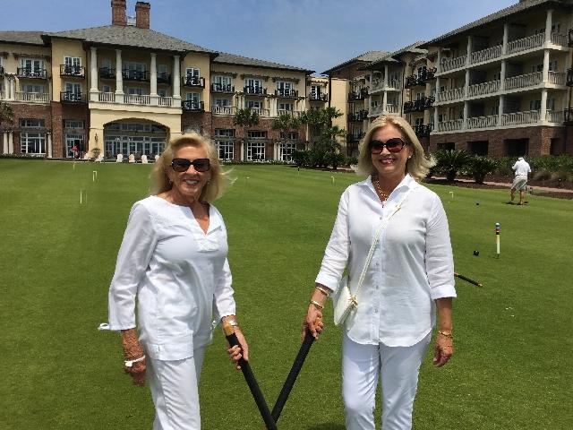 Croquet on Grand Lawn