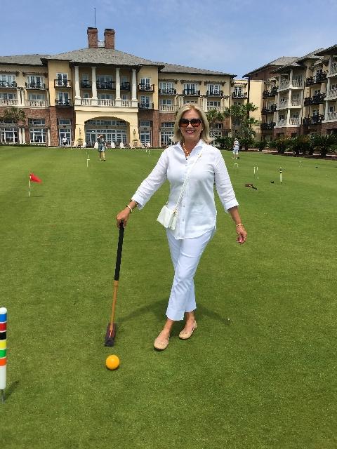 Croquet on Grand Lawn